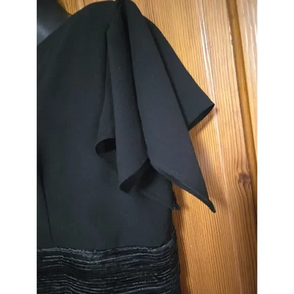 Dana Kay Womens Fit & Flare Little Black Dress Mid Length Plus Size 16W - Picture 5 of 10